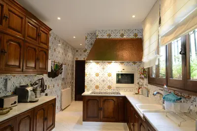 Una cocina o zona de cocina en Pic de l'Ocell