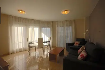 Zona de estar de Lets Holidays Centric Apartment in Tossa de Mar