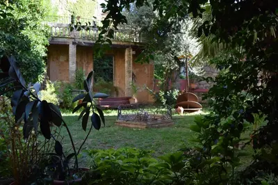 Jardín al aire libre en Casa Cundaro