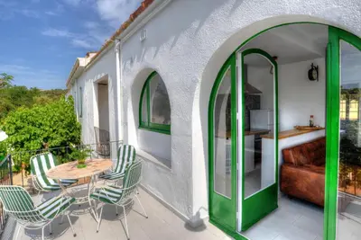 Un balcón o terraza de Masia Cal Ros