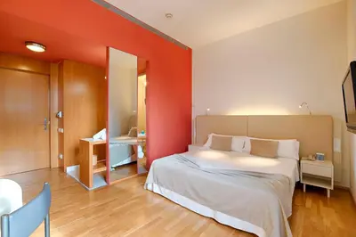 Cama o camas de una habitación en Hotel Balneario Prats