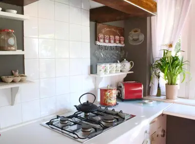Una cocina o zona de cocina en Casa Rosa Garden House