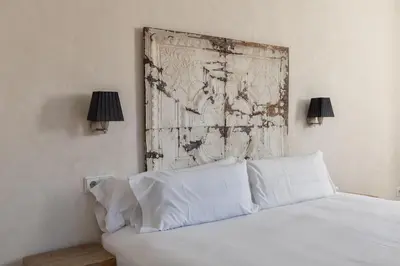 Cama o camas de una habitación en Flateli Pou Rodó 3