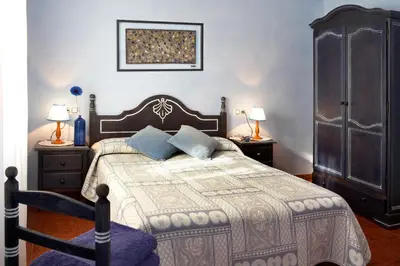 Cama o camas de una habitación en Turisme Rural Ca l,Anguila