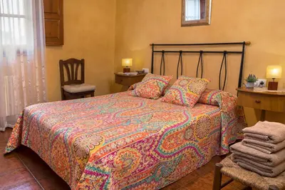Cama o camas de una habitación en Turisme Rural Ca l,Anguila