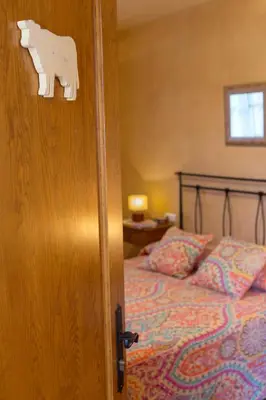 Cama o camas de una habitación en Turisme Rural Ca l,Anguila