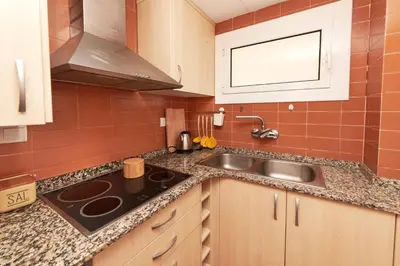 Una cocina o zona de cocina en Desconnectar Tossa de Mar