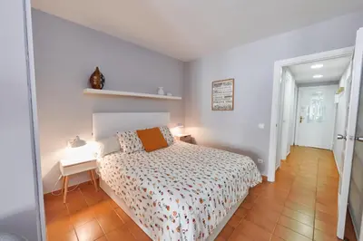 Cama o camas de una habitación en Desconnectar Tossa de Mar