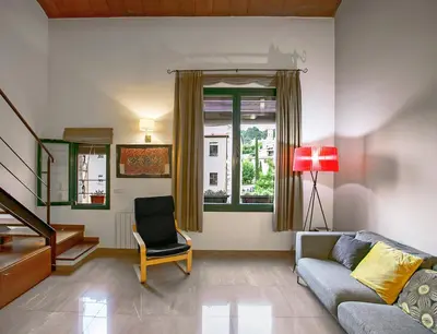 Zona de estar de Galligants Apartment