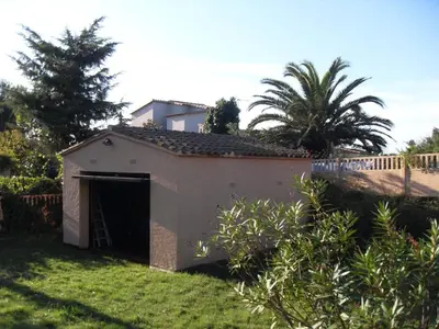 Jardín al aire libre en Villa Casa rosa Maria