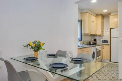 Una cocina o zona de cocina en Flateli Cort Reial