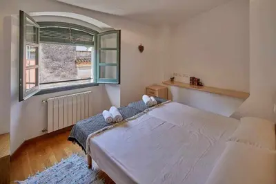 Cama o camas de una habitación en Apartamento Francesc Samsó, Girona