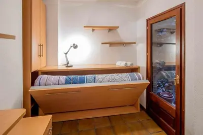 Cama o camas de una habitación en Apartamento Francesc Samsó, Girona