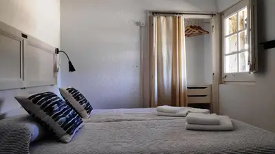 Cama o camas de una habitación en ÀNCORA VELLA