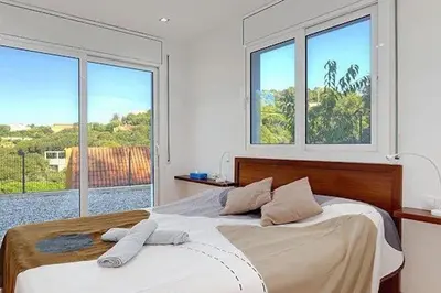 Cama o camas de una habitación en Casa Cruilles - ref 075