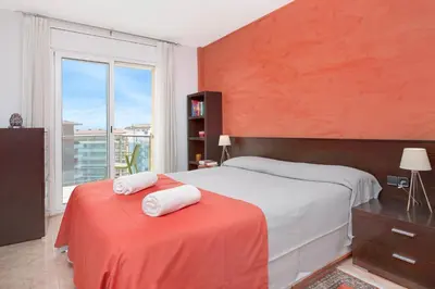 Cama o camas de una habitación en Europa Square Apartment