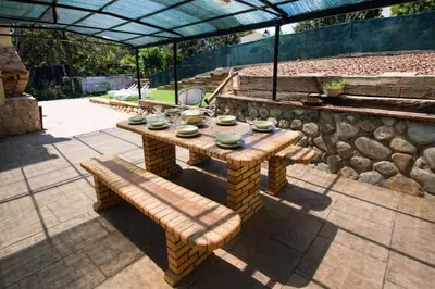Jardín al aire libre en Catalunya Casas Costa Brava villa with private pool & spacious garden