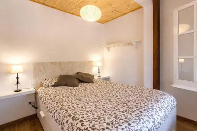 Cama o camas de una habitación en Catalunya Casas Costa Brava villa with private pool & spacious garden