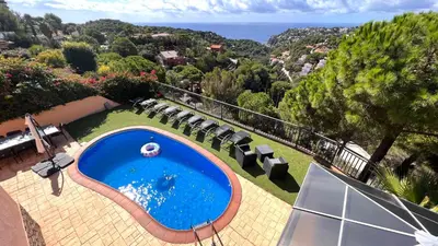 Paisaje cerca de esta villa