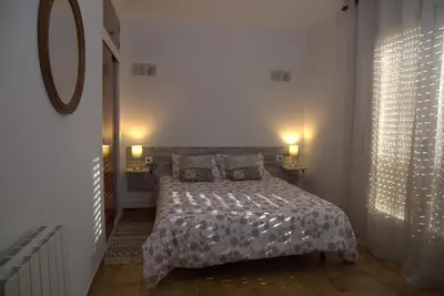 Cama o camas de una habitación en Piso con Encanto
