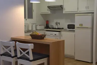 Una cocina o zona de cocina en Piso con Encanto