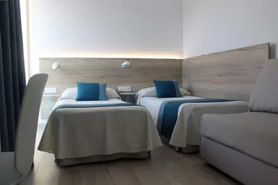 Cama o camas de una habitación en Rocatel