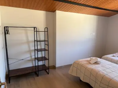 Cama o camas de una habitación en Hostal Mallorquines