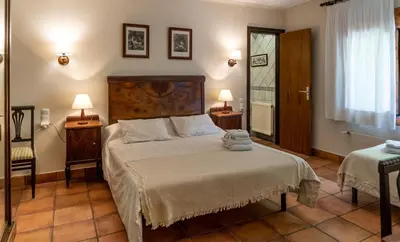 Cama o camas de una habitación en Can Rosich