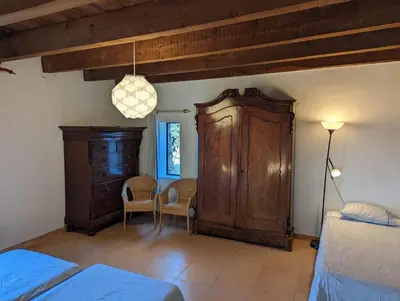 Cama o camas de una habitación en Can Negrell