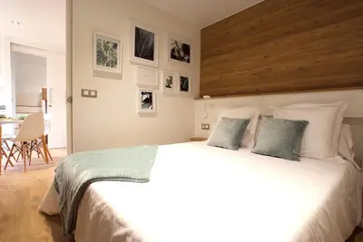 Cama o camas de una habitación en EL DELFÍN VERDE RESORTS - Platja d'Aro