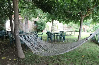 Jardín al aire libre en Turisme Rural Mas Masaller