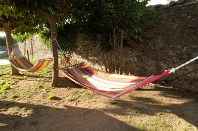 Jardín al aire libre en Turisme Rural Mas Masaller
