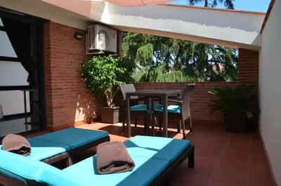 Un balcón o terraza de Apartamento playa Costa Barcelona