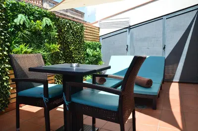 Zona de estar de Apartamento playa Costa Barcelona