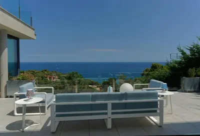 Paisaje cerca de esta villa