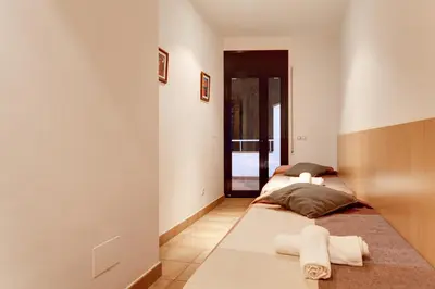 Cama o camas de una habitación en Empordanet 1A
