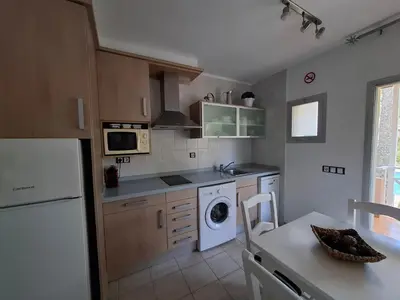 Una cocina o zona de cocina en Cala del Pi