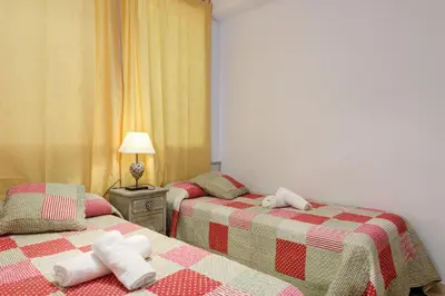 Cama o camas de una habitación en Aigua Dolça 2