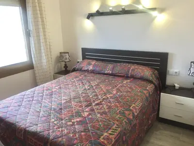 Cama o camas de una habitación en Voramar A