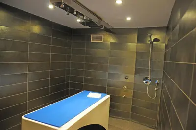 Un baño de Hotel Spa La Terrassa
