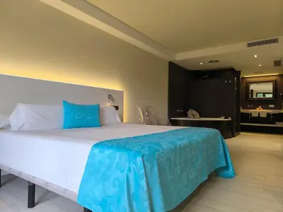 Cama o camas de una habitación en Hotel Spa La Terrassa