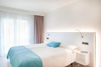 Cama o camas de una habitación en Hotel Spa La Terrassa