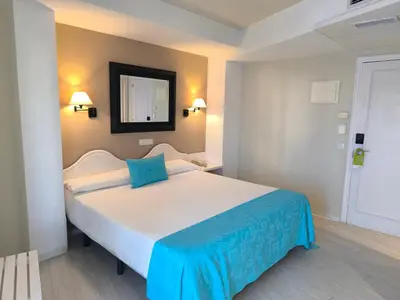 Cama o camas de una habitación en Hotel Spa La Terrassa