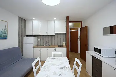 Una cocina o zona de cocina en Apartamentos Zodiac