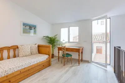 Zona de estar de Lets Holidays FISHERMAN HOUSE IN OLD TOWN of TOSSA DE MAR