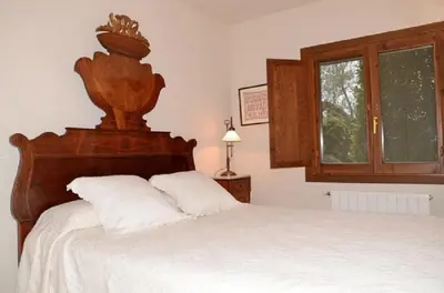 Cama o camas de una habitación en Can Coll Peratallada