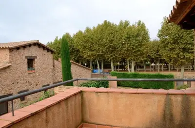 Jardín al aire libre en Can Coll Peratallada