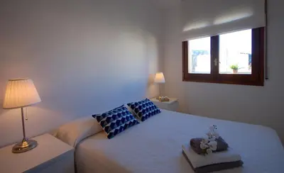 Cama o camas de una habitación en Lets Holidays QUIET APARTMENT 5 minutes TO THE BEACH