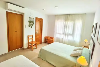 Cama o camas de una habitación en Hostal Noray