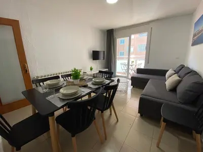 Zona de estar de Apartamentos AR Isern